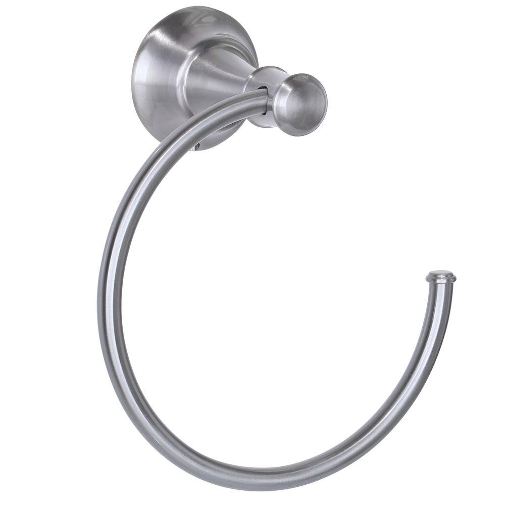 Moen DN7986BN Ashville Towel Ring, Brushed Nickel