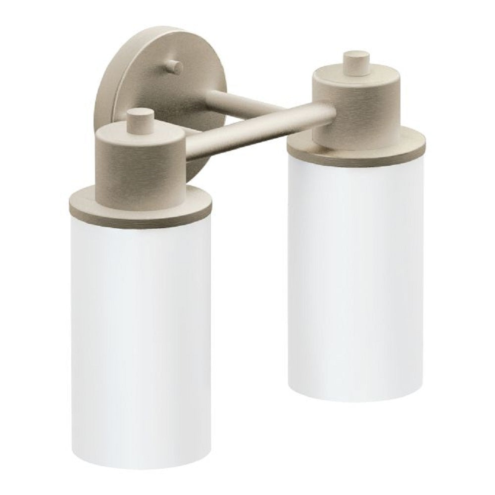 Moen DN0762BN Iso Double Globe Bath Light, Brushed Nickel