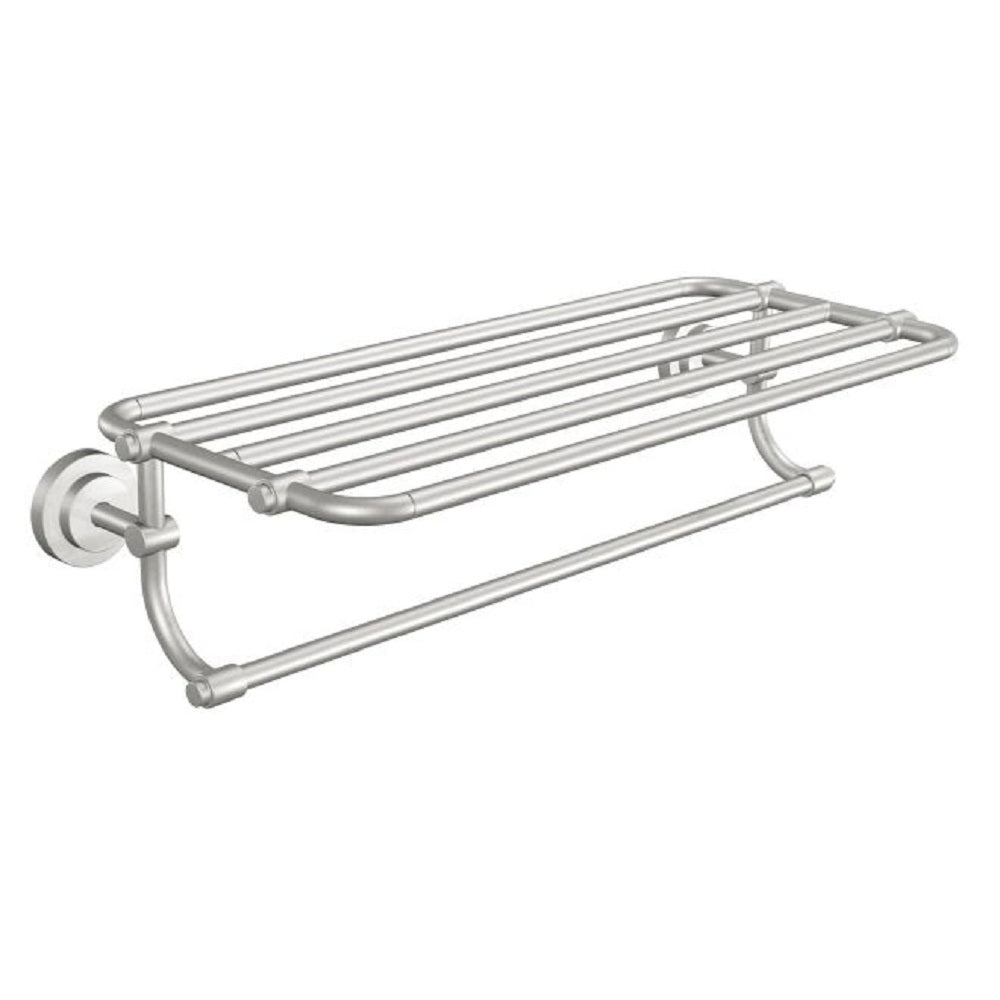 Moen DN0794BN Iso Hotel Towel Shelf Brushed Nickel Finish