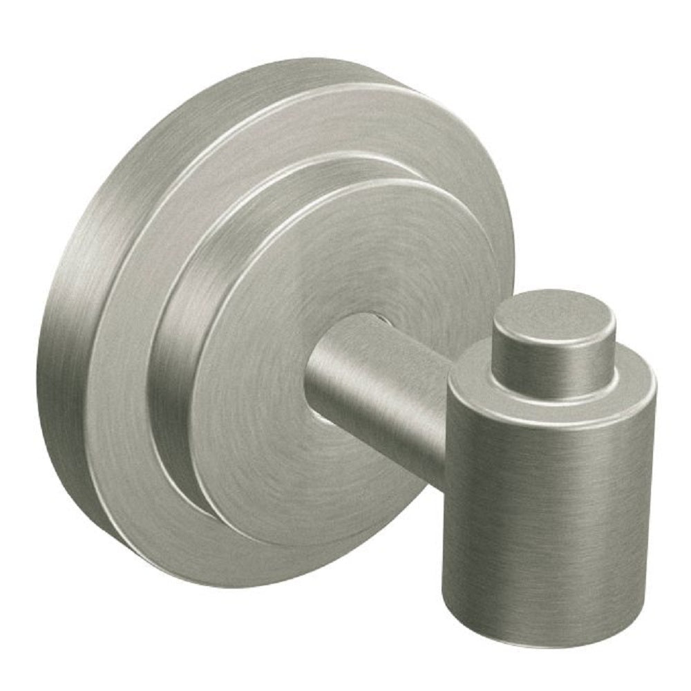 Moen DN0703BN  Iso Single Robe Hook, Brushed Nickel