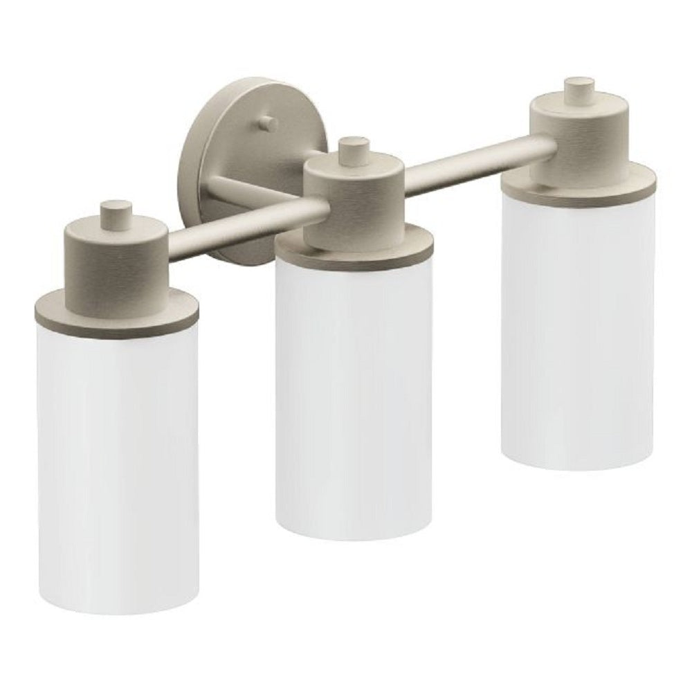 Moen DN0763BN Iso Triple Globe Bath Light, Brushed Nickel