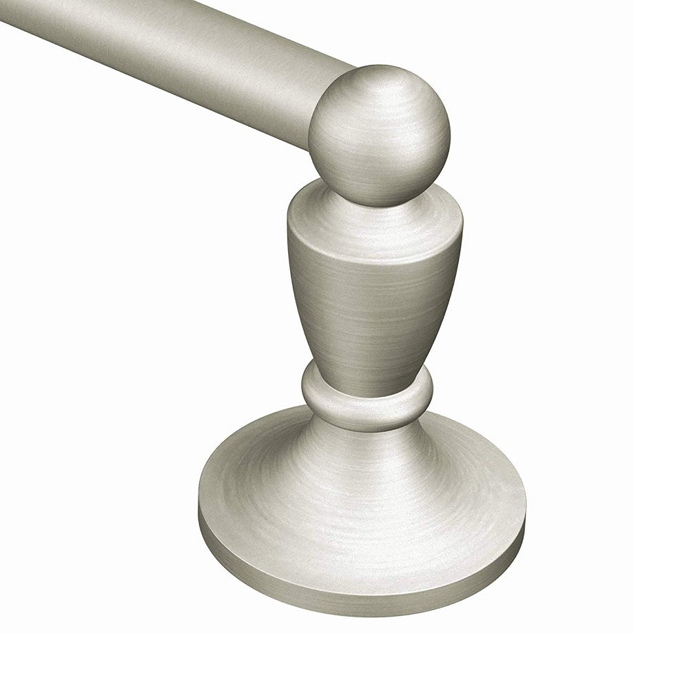Moen DN8218BN Wembley Towel Bar, 18", Brushed Nickel