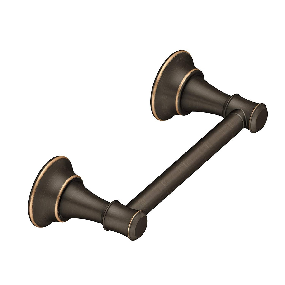Moen DN7908BRB Ashville Pivoting Toilet Paper Holder, Mediterranean Bronze