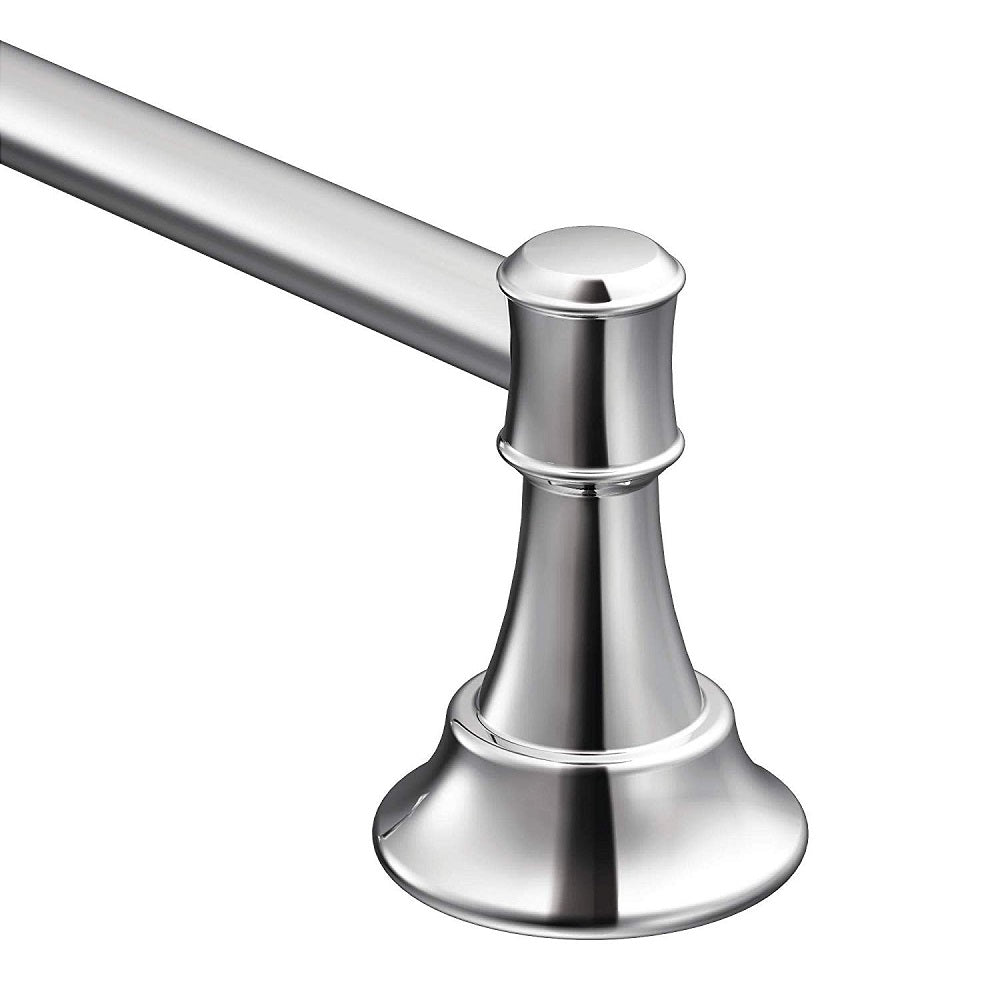 Moen DN7918CH Ashville Towel Bar, 18", Bright Chrome