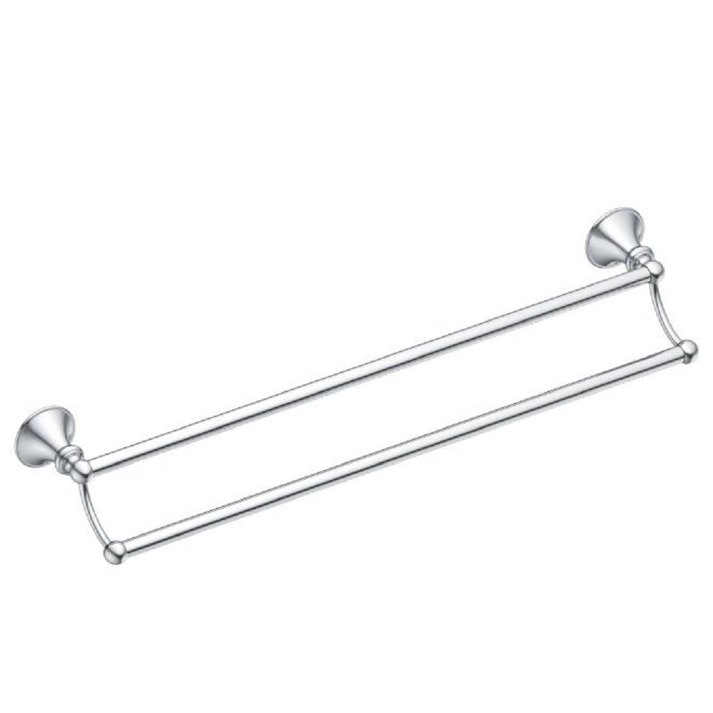 Moen DN2622CH Glenshire Double Towel Bar, Bright Chrome, 24"