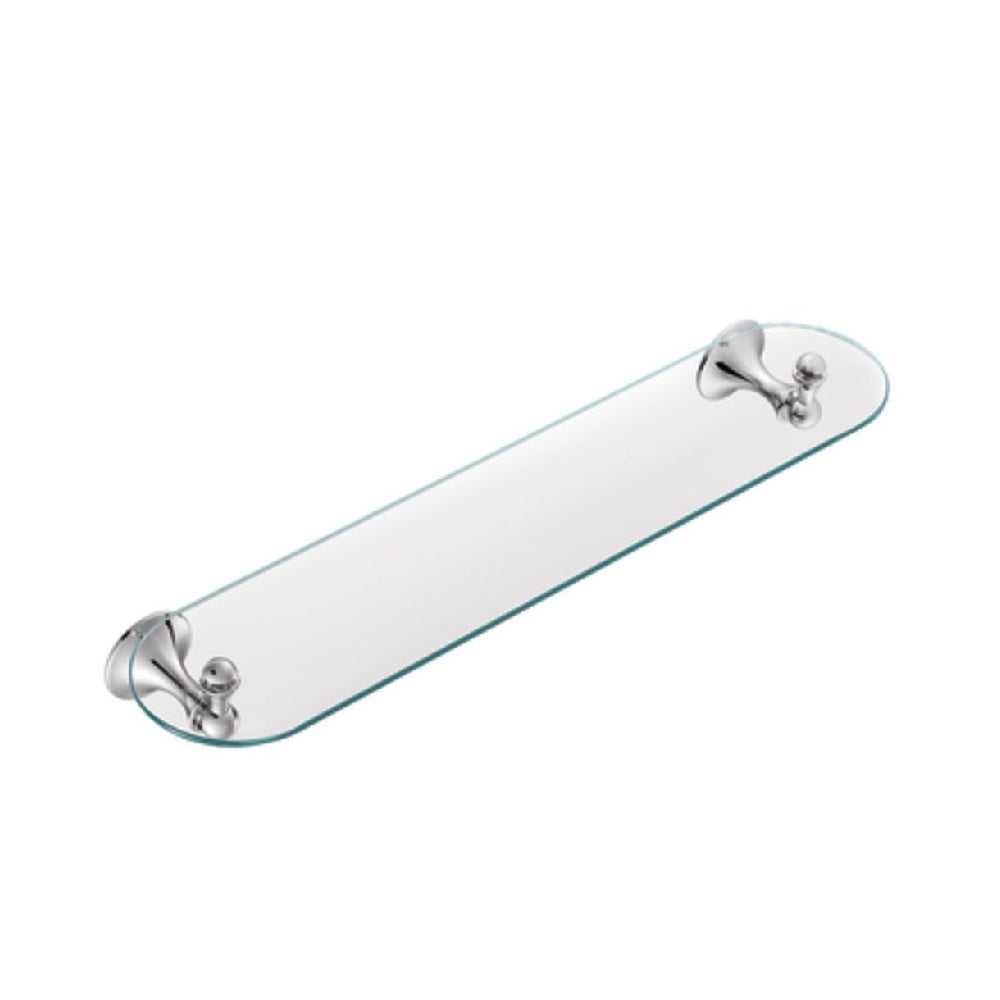Moen DN7790CH Lounge Bathroom Vanity Shelf, 24", Bright Chrome