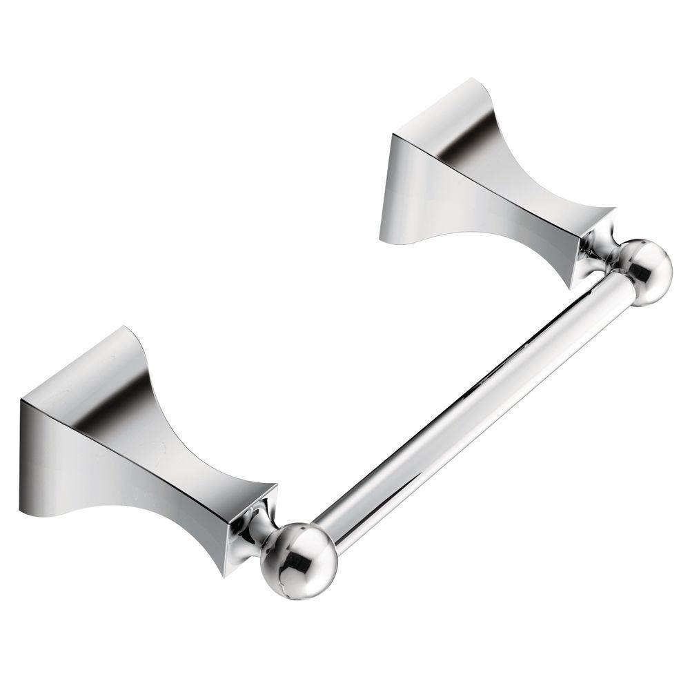 Moen DN8308CH Retreat Pivoting Toilet Paper Holder, Bright Chrome