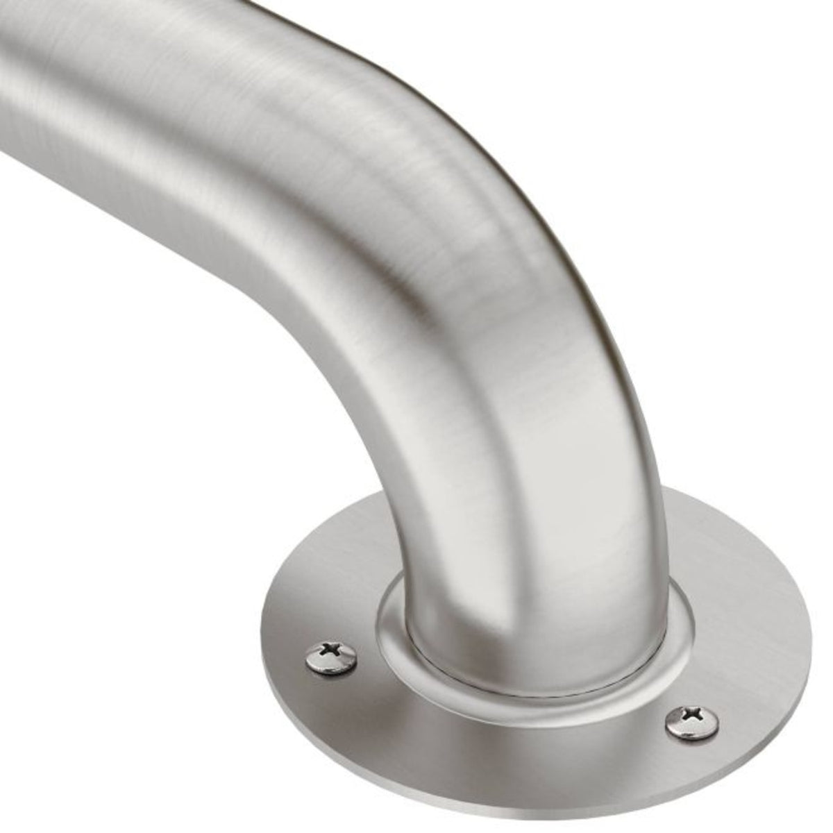 Moen 7412 Exposed Screw Grab Bar, Satin Stainless Steel, 18"
