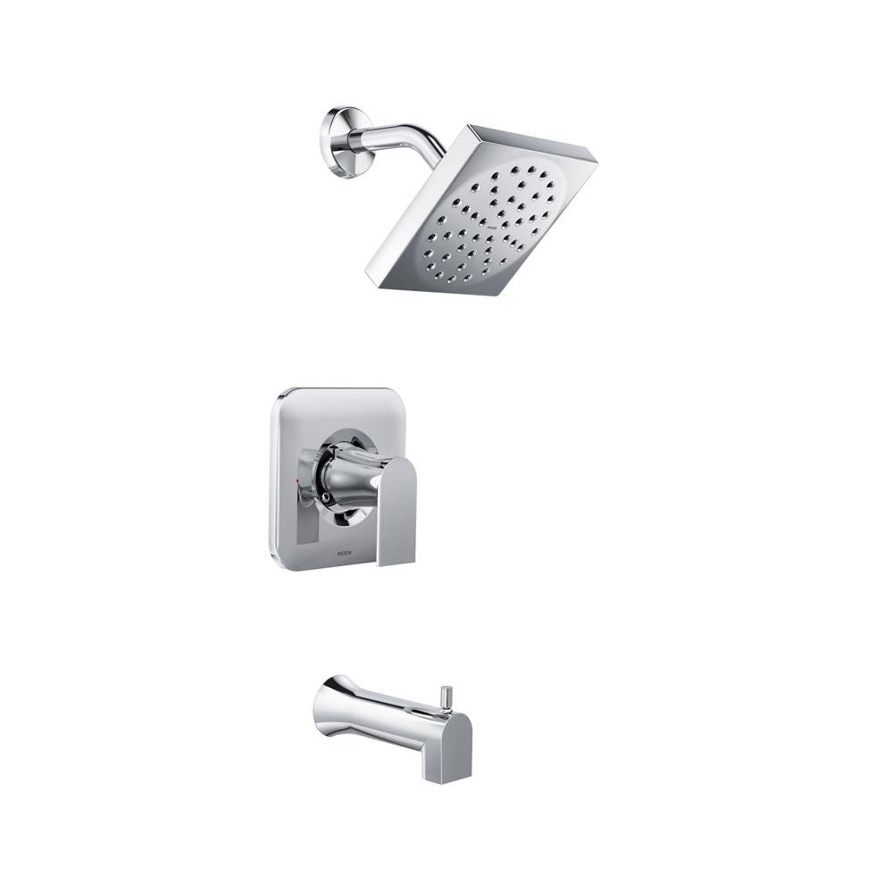 Moen 82760 Genta 1-Handle Chrome Tub and Shower Faucet, Chrome
