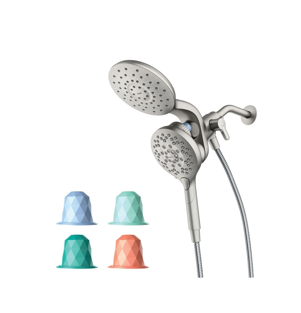 Moen IN208C2SRN INLY 6 Settings Showerhead Combo, Brushed Nickel