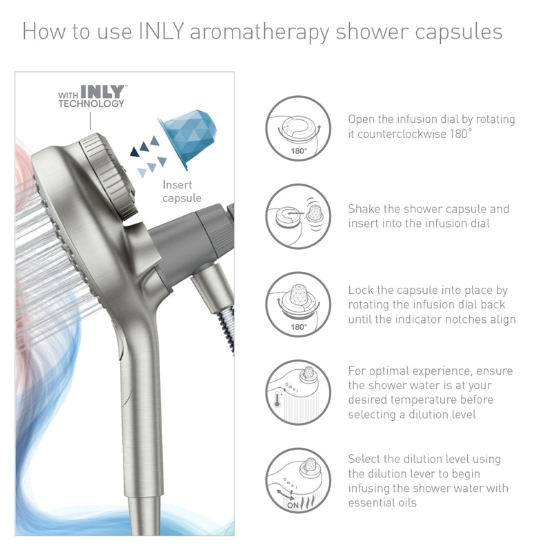 Moen INC20802 Tropical Day Aromatherapy Shower Capsules, Pack of 5