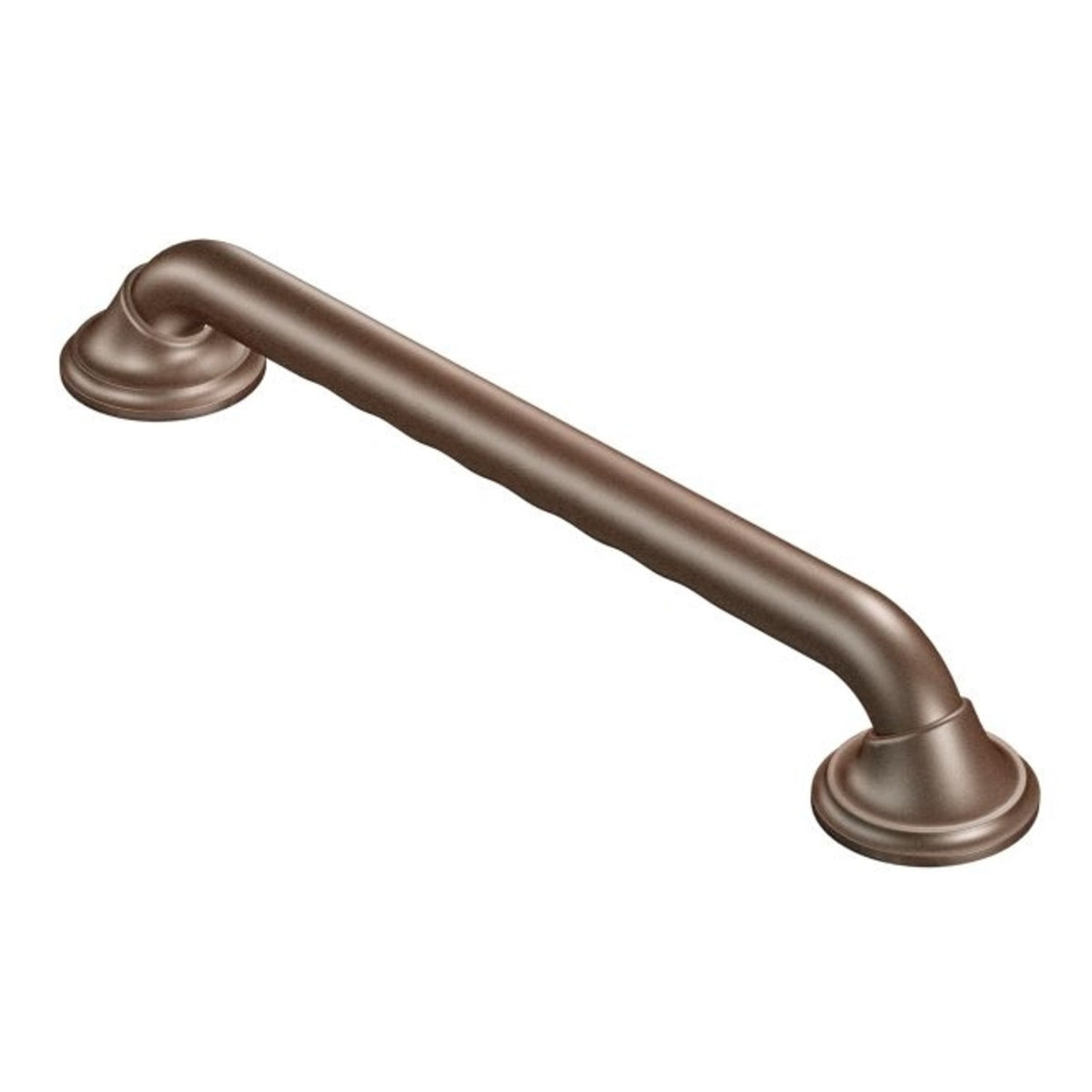 Moen R8718D3GOWB Ultima Curl Grip Grab Bar, Old World Bronze, 18"