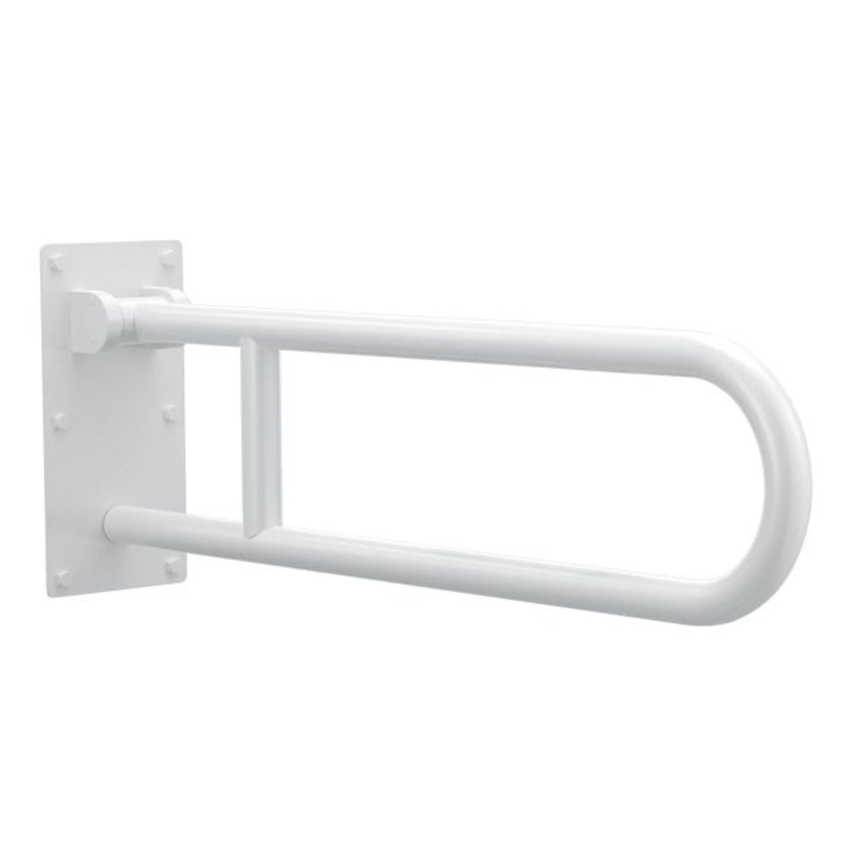 Moen R8960FDW Flip Up Grab Bar, Glacier White, 30"