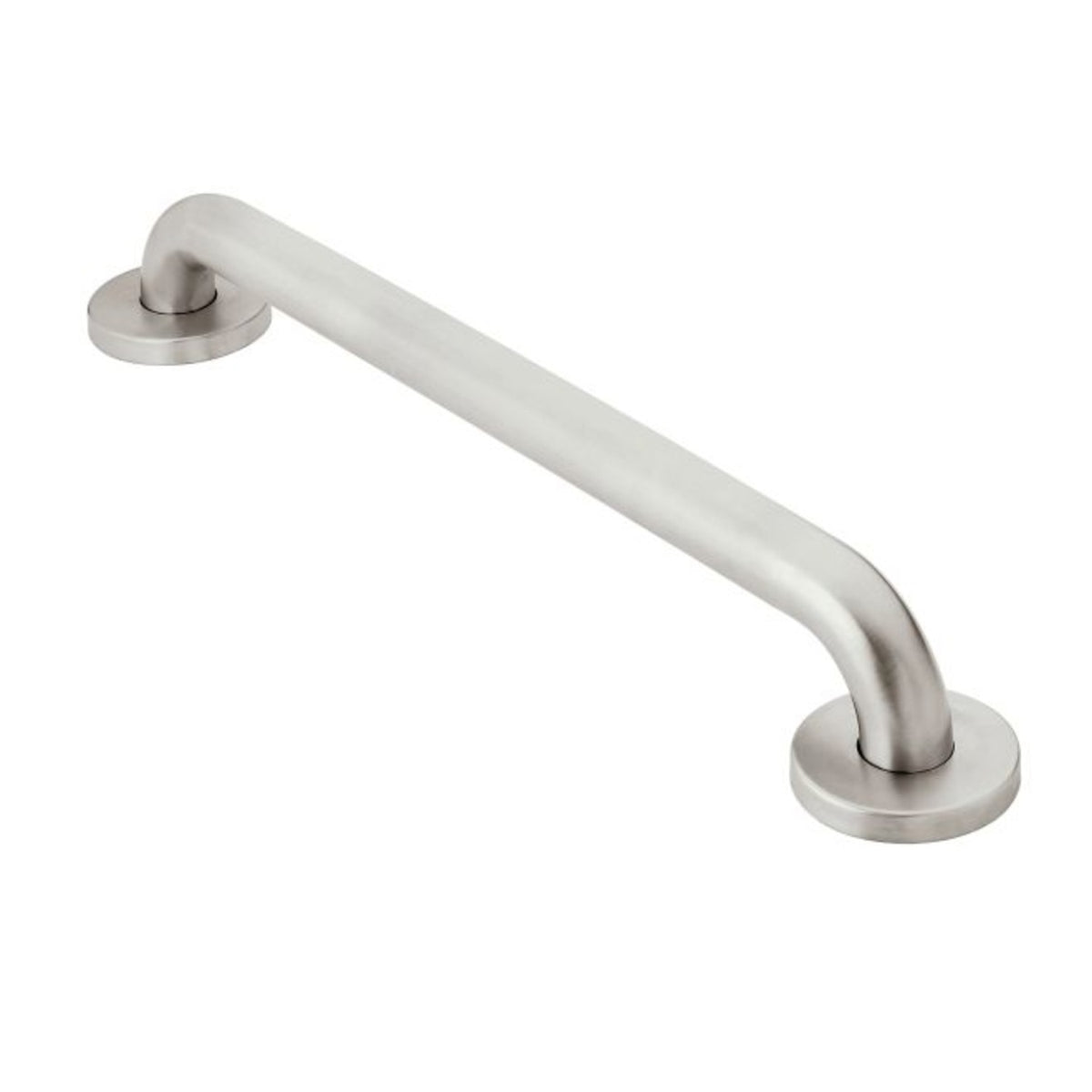 Moen R8716P Elegance Grab Bar, Peened Stainless Steel, 16"