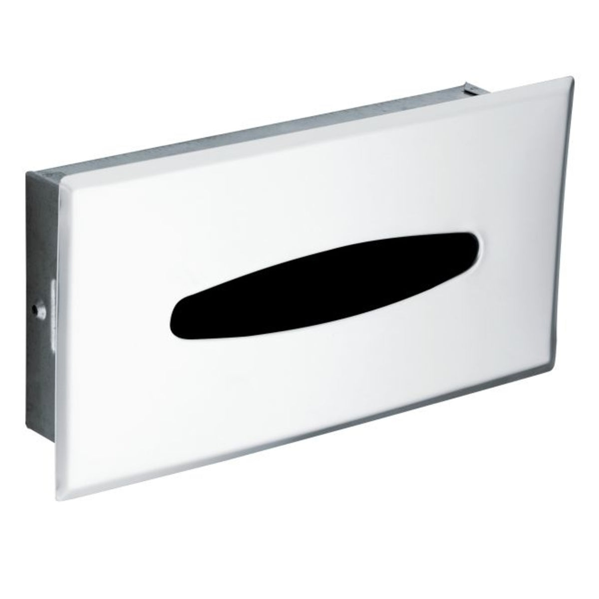 Moen RR5520SS Hotel / Motel Recessed Tissue Box Holder, Satin Stainless Steel