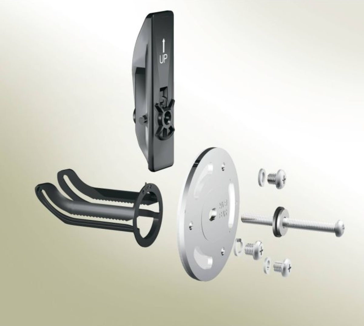 Moen SMA1001CH Securemount Anchor, Bright Chrome