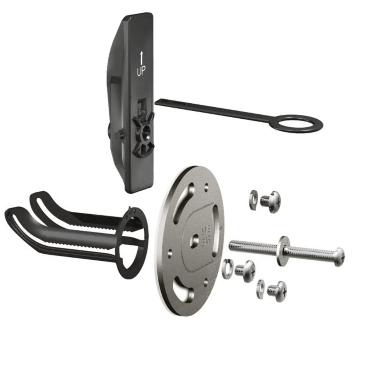 Moen SMA1002CH Securemount Anchor Pair, Bright Chrome