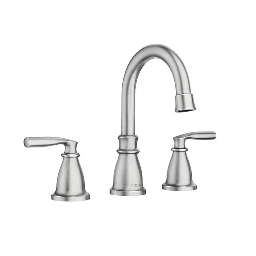 Moen 84539SRN Hilliard Two-Handle High Arc Bathroom Faucet, Brushed Nickel