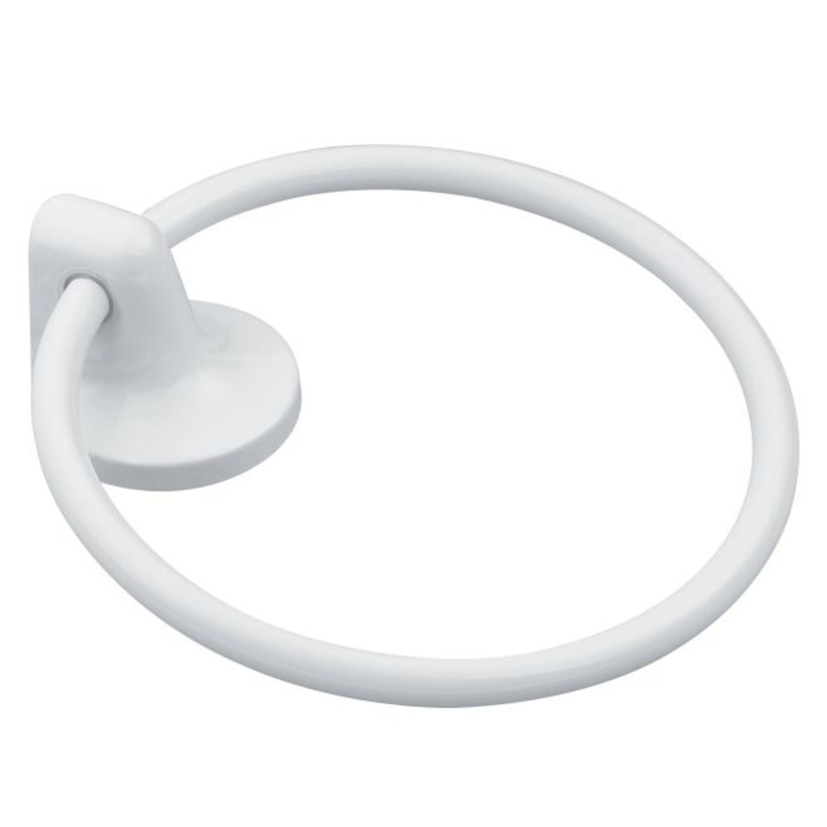 Moen 5886W Aspen Towel Ring, Glacier White