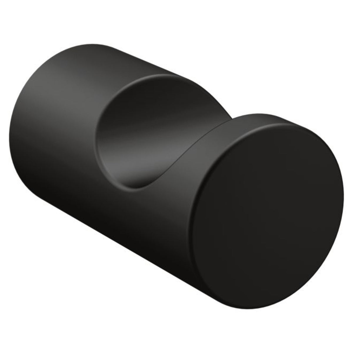 Moen YB0403BL Align Single Robe Hook, Black