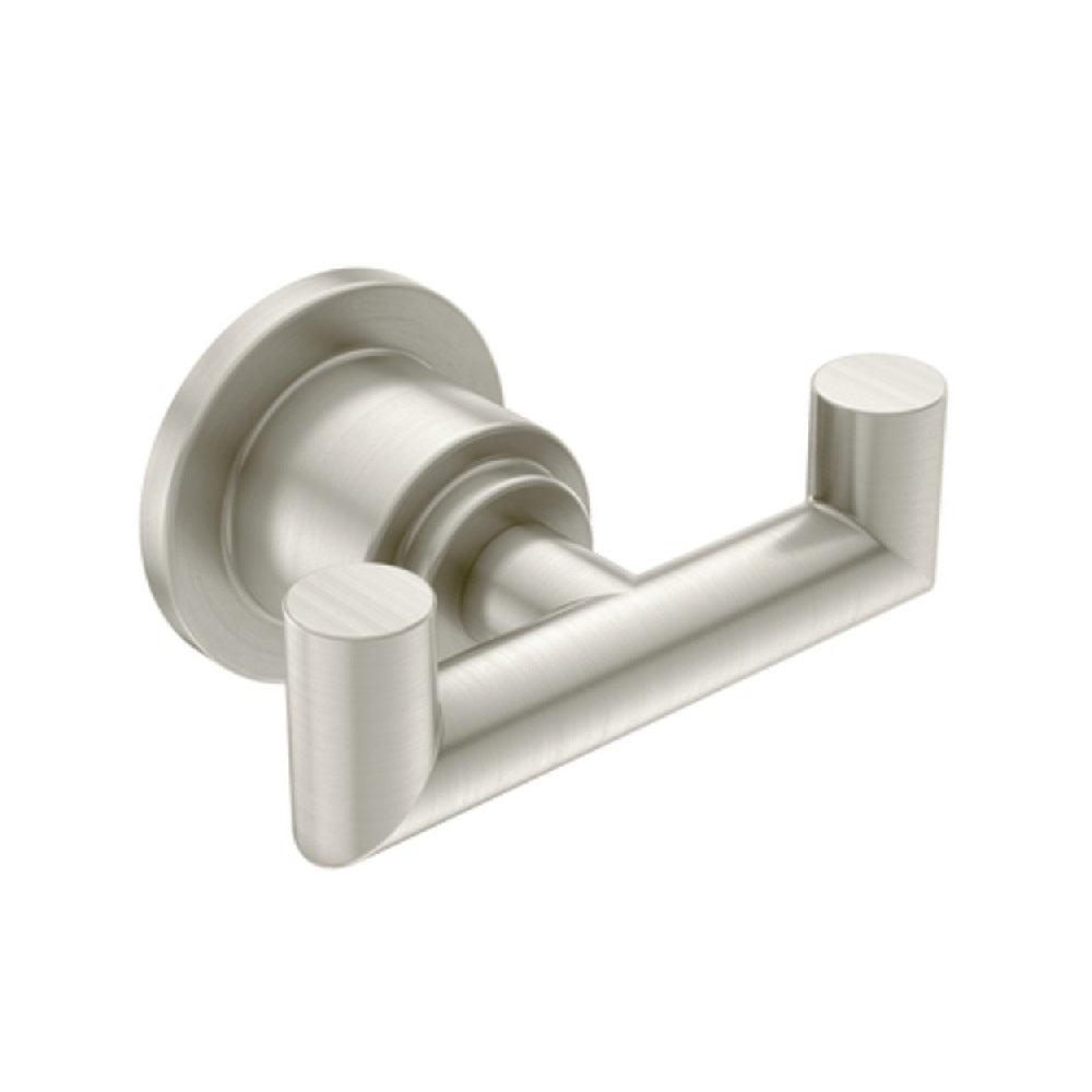 Moen YB0803BN Arris Double Robe Hook, Brushed Nickel