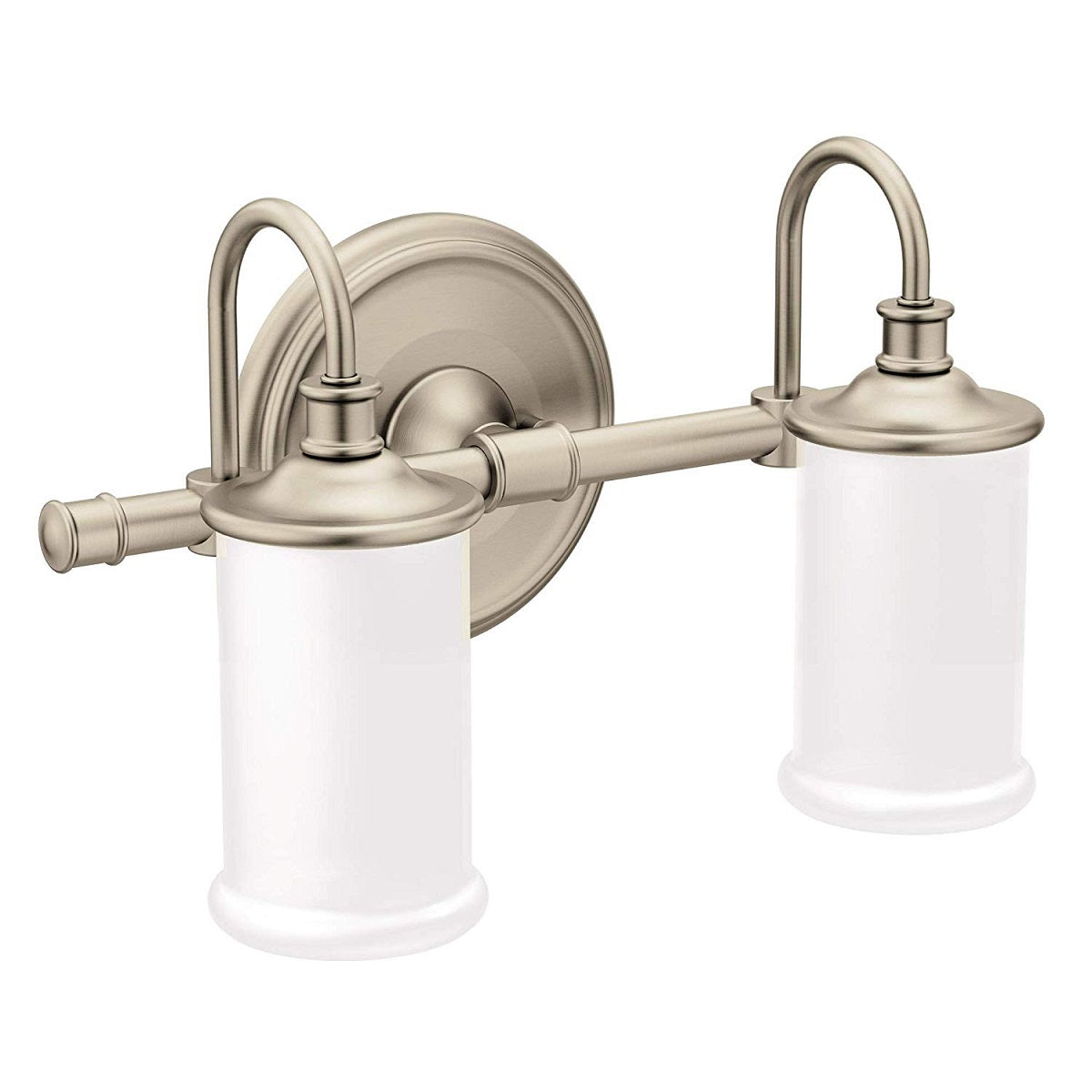 Moen YB6462BN Belfield Double Bathroom Vanity Light, Brushed Nickel