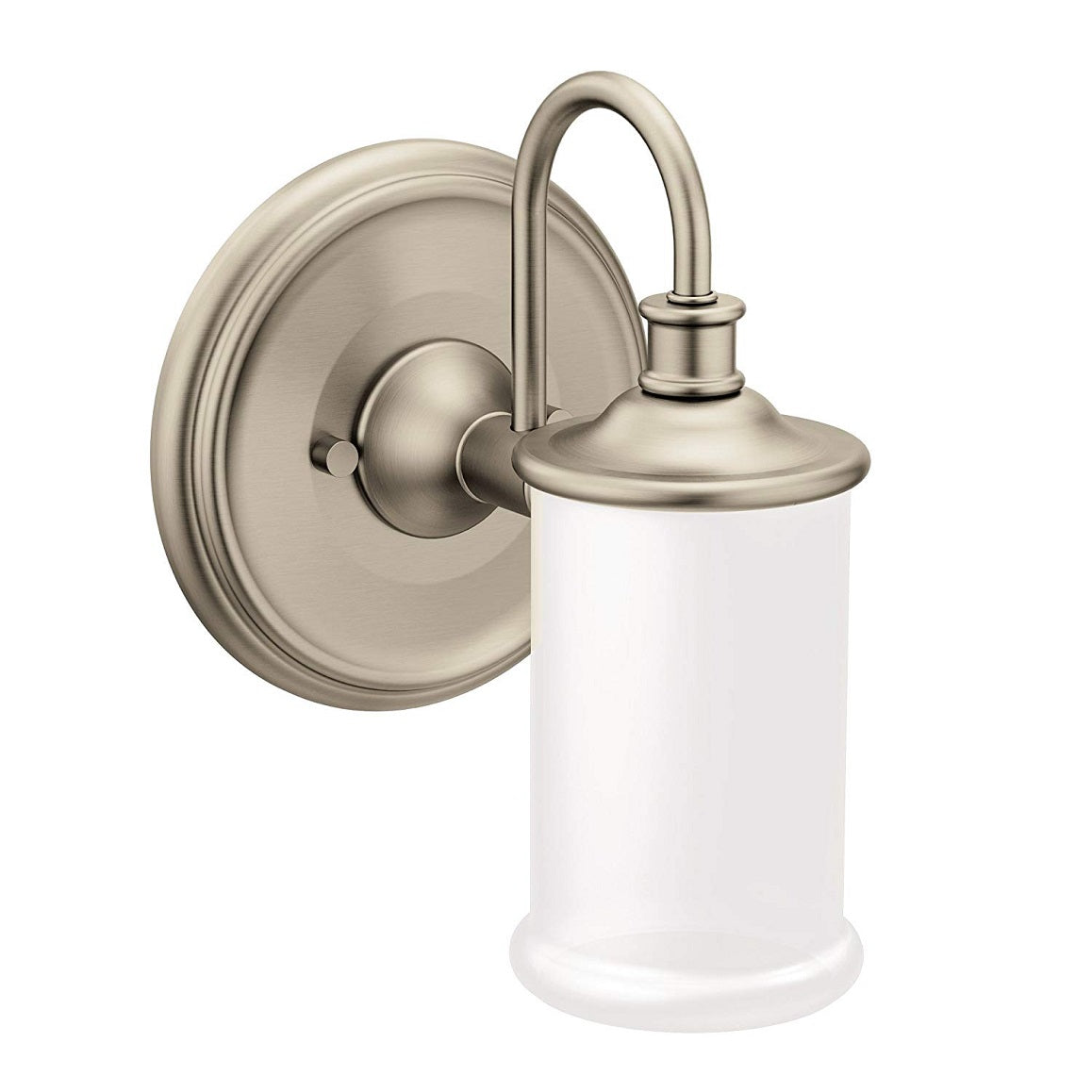 Moen YB6461BN Belfield Single Bathroom Vanity Light, Brushed Nickel