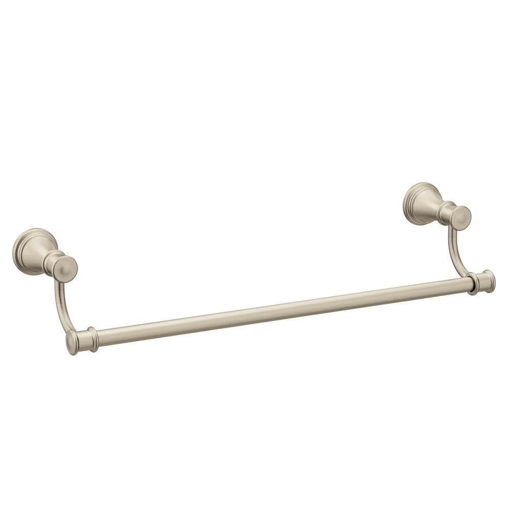 Moen YB6424BN Belfield Towel Bar, 24", Brushed Nickel