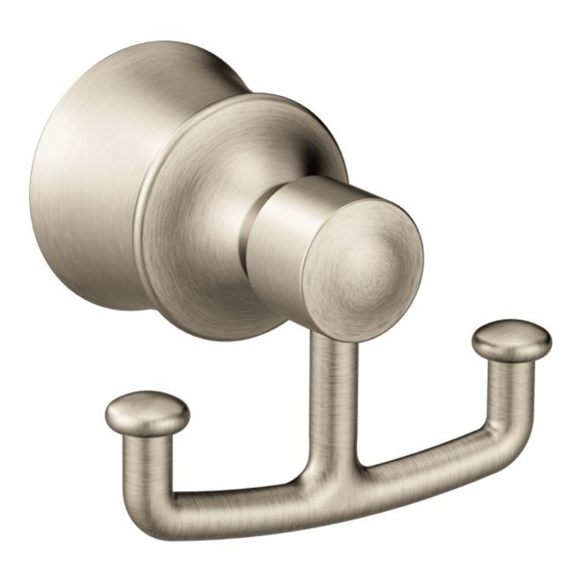 Moen YB2103BN Dartmoor Double Robe Hook, Brushed Nickel