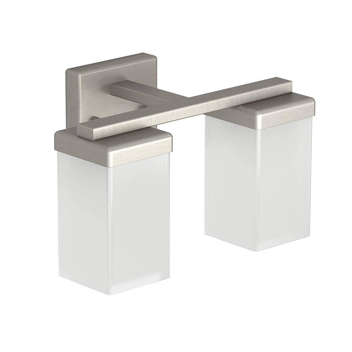 Moen YB8862BN 90 Degree Double Bathroom Vanity Light, Brushed Nickel