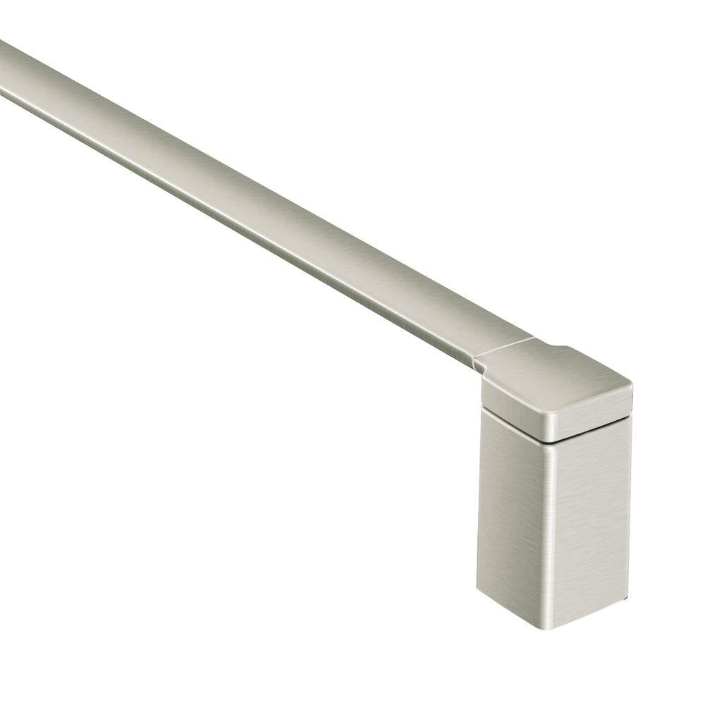 Moen YB8818BN 90 Degree 18" Towel Bar, Brushed Nickel