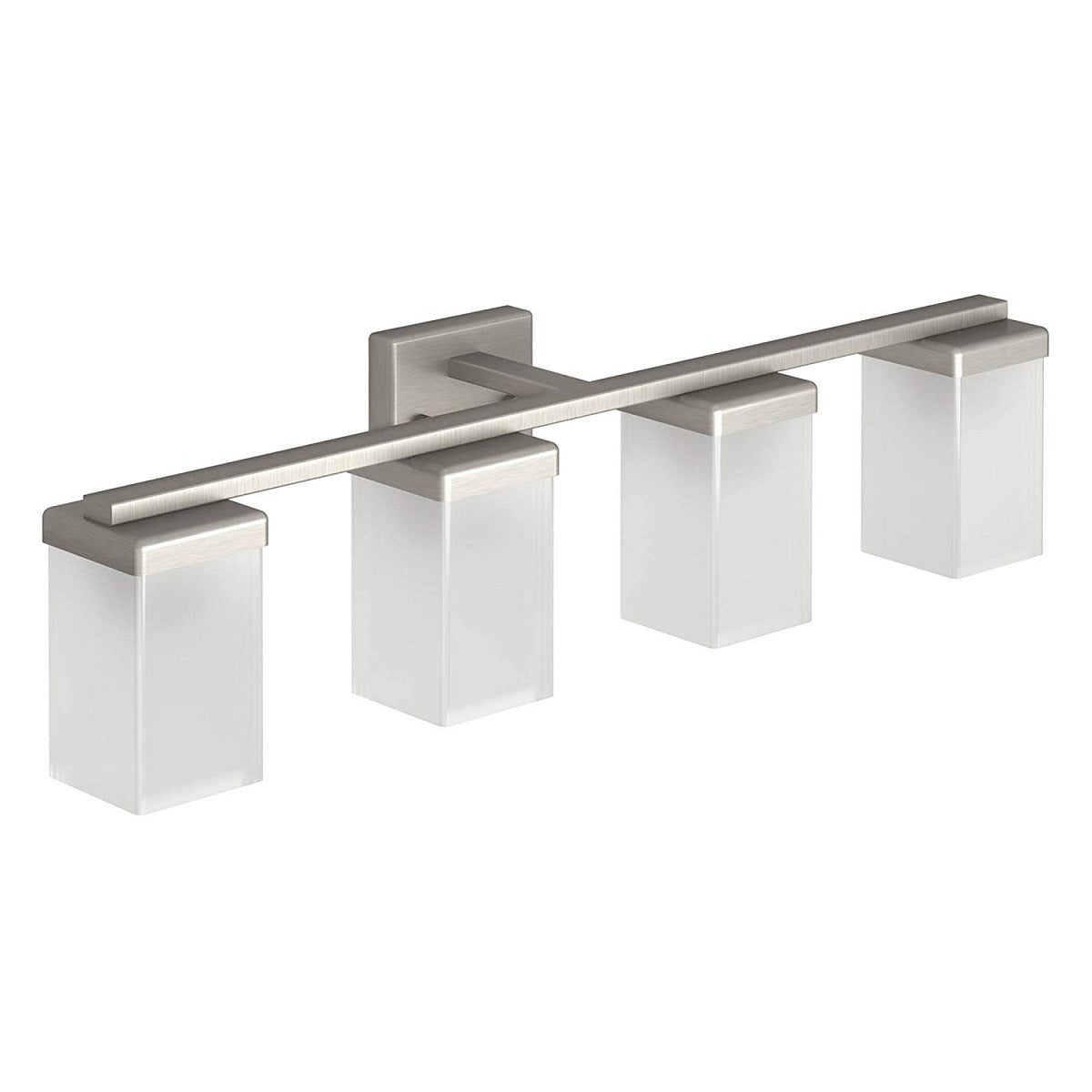 Moen YB8864BN 90 Degree Quadruple Bathroom Vanity Light, Brushed Nickel