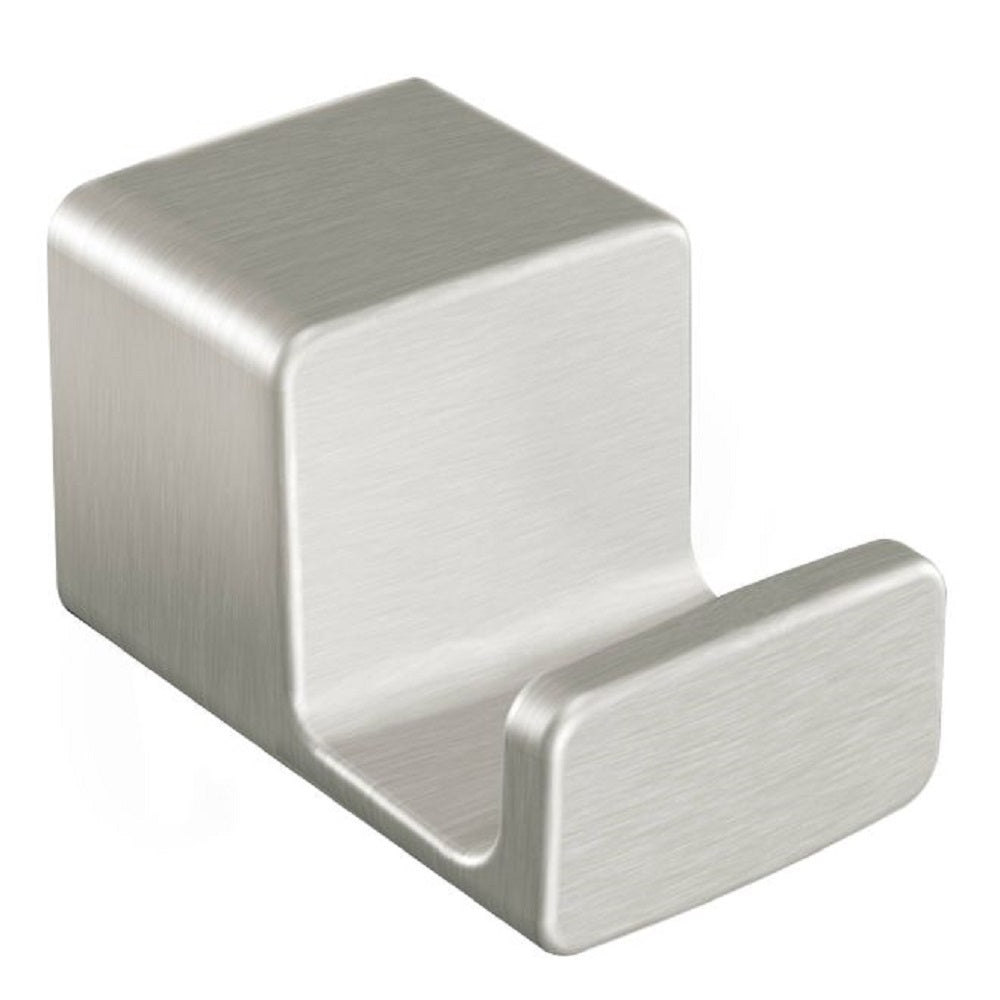 Moen YB8803BN 90 Degree Single Robe Hook, Brushed Nickel