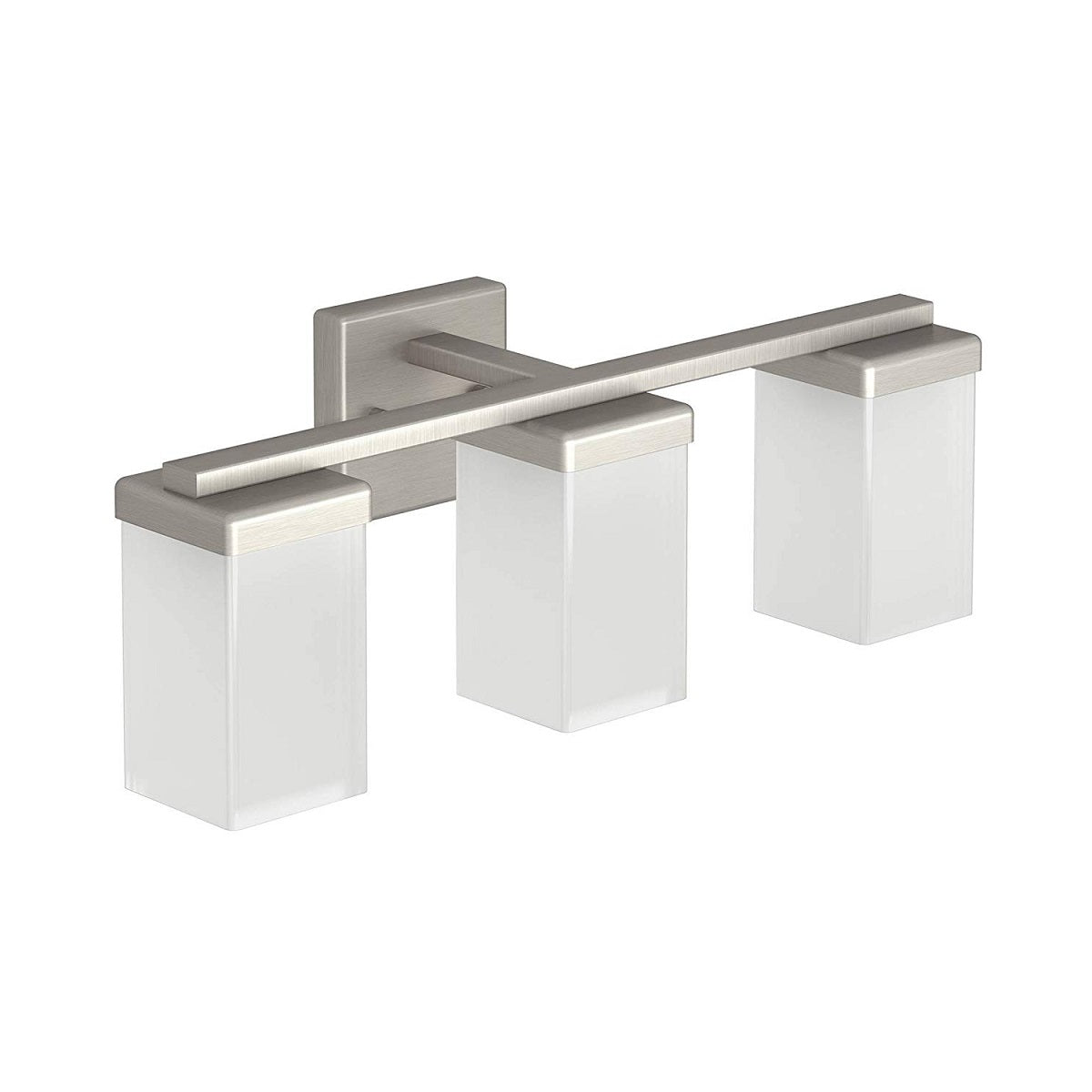 Moen YB8863BN 90 Degree Triple Bathroom Vanity Light, Brushed Nickel