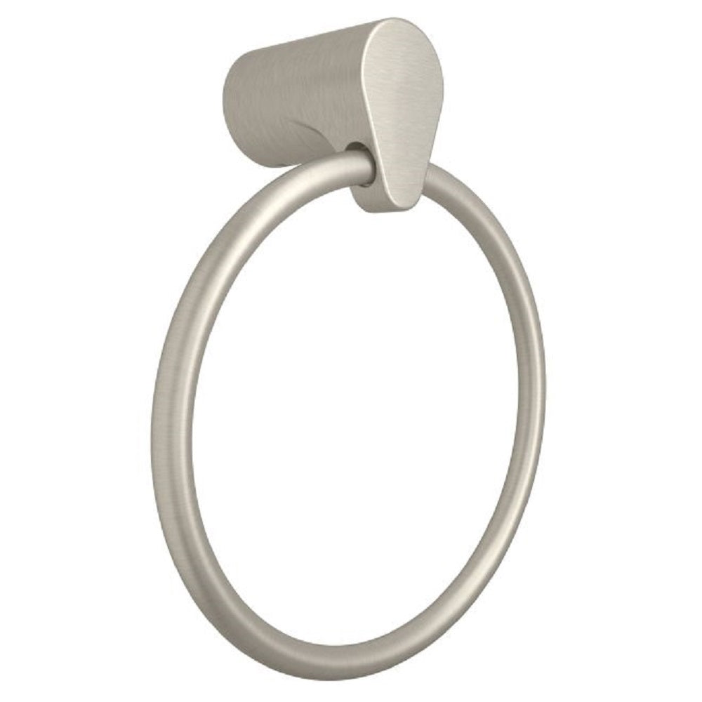 Moen YB4686BN Edgestone Towel Ring, Brushed Nickel