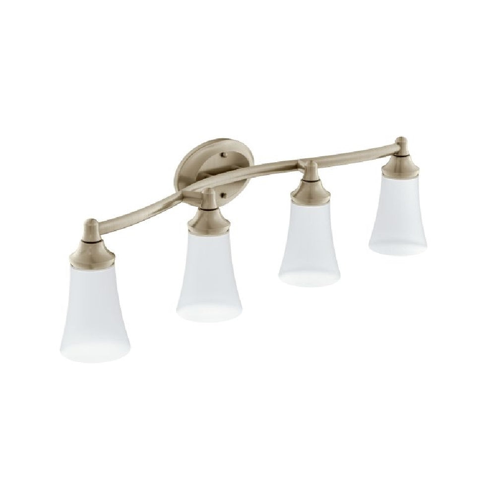 Moen YB2864BN Eva Quadruple Globe Bathroom Vanity Light, Brushed Nickel