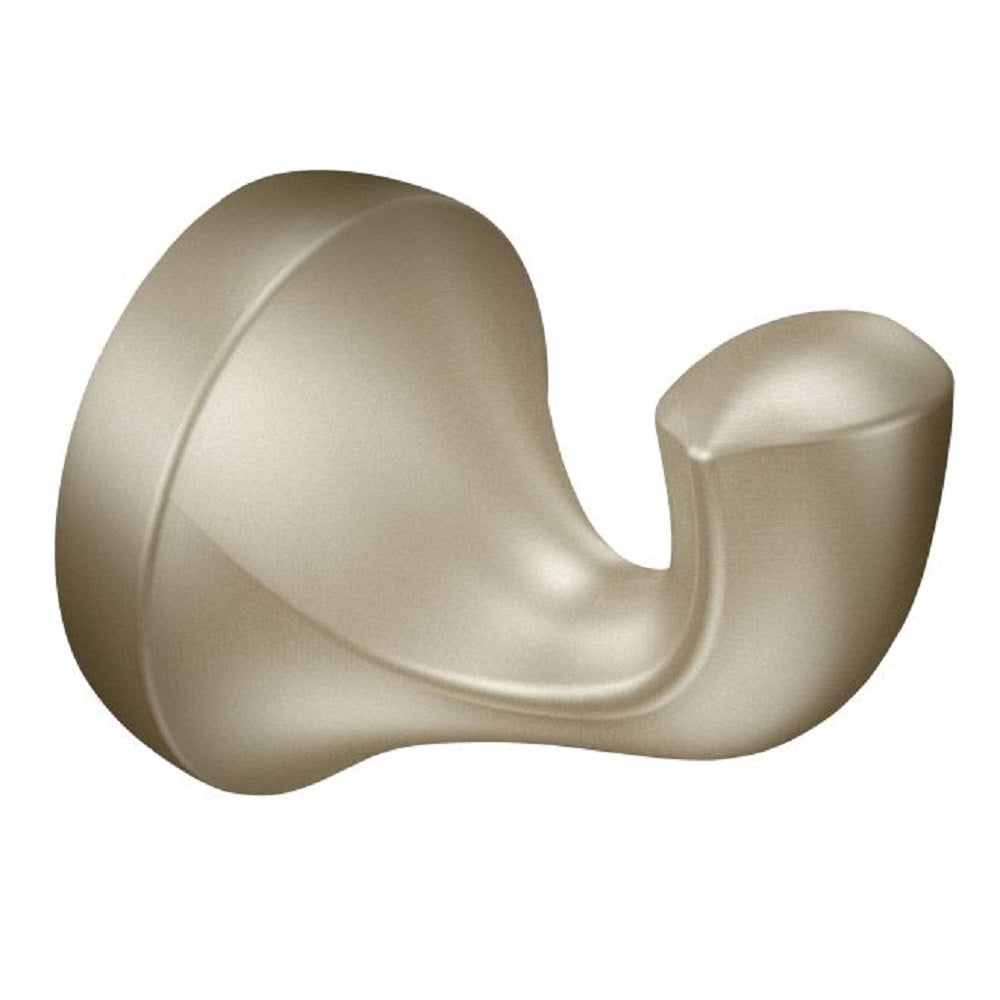 Moen YB2803BN Eva Single Robe Hook, Brushed Nickel