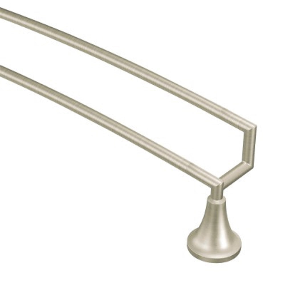Moen YB5822BN Icon Double Towel Bar, Brushed Nickel, 24"