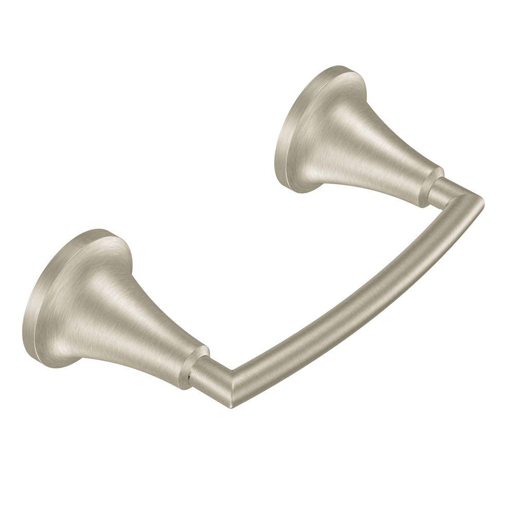 Moen YB5808BN Icon Pivoting Toilet Paper Holder, Brushed Nickel