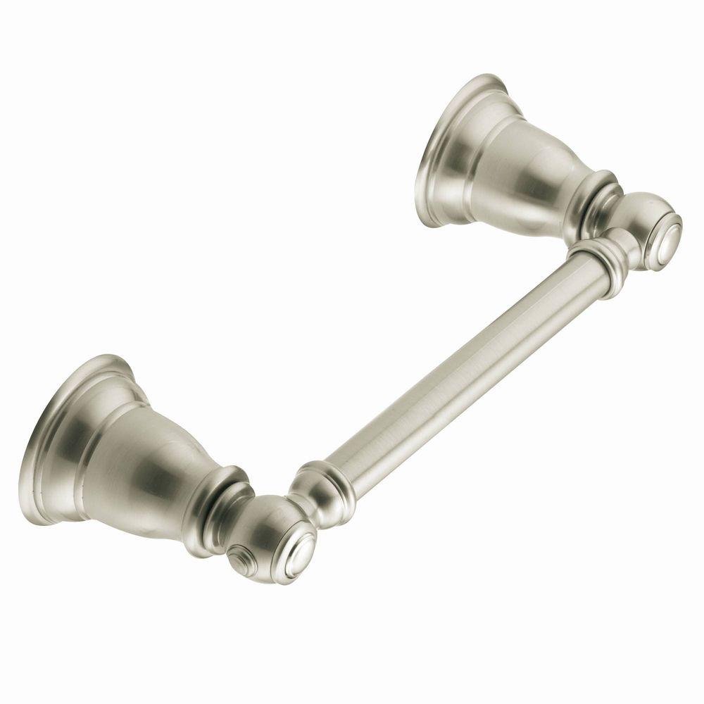 Moen YB5408BN Kingsley Pivoting Toilet Paper Holder, Brushed Nickel