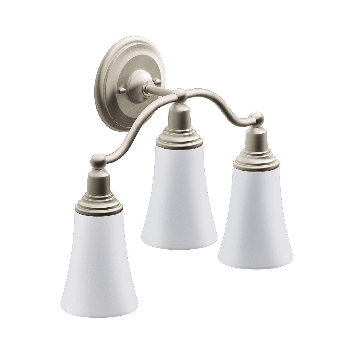 Moen YB8263BN Rothbury Triple Bathroom Vanity Light, Brushed Nickel