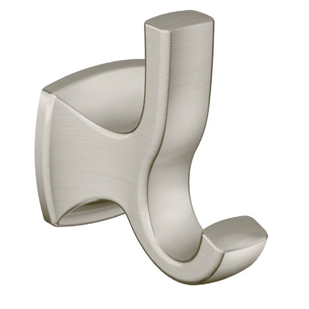Moen YB5103BN Voss Double Robe Hook, Brushed Nickel