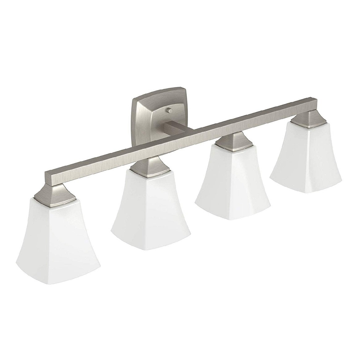 Moen YB5164BN Voss Quadruple Bathroom Vanity Light, Brushed Nickel