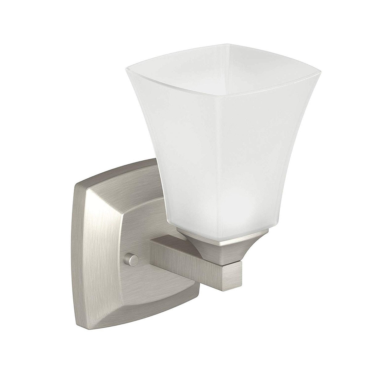Moen YB5161BN Voss Single Globe Bathroom Vanity Light, Brushed Nickel
