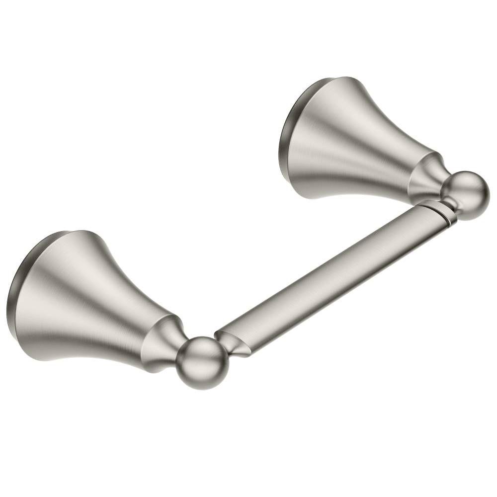 Moen YB5208BN Wynford Pivoting Toilet Paper Holder, Brushed Nickel