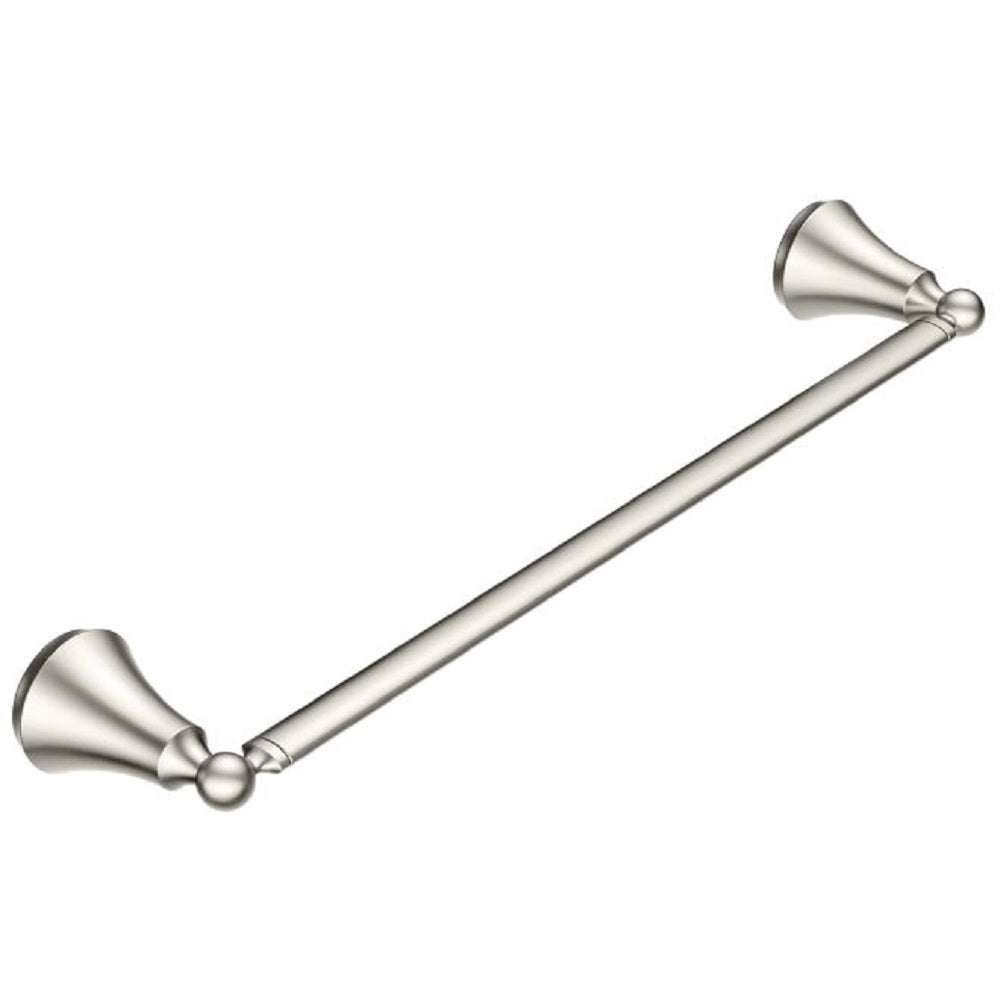 Moen YB5224BN Wynford Towel Bar, Brushed Nickel, 24"