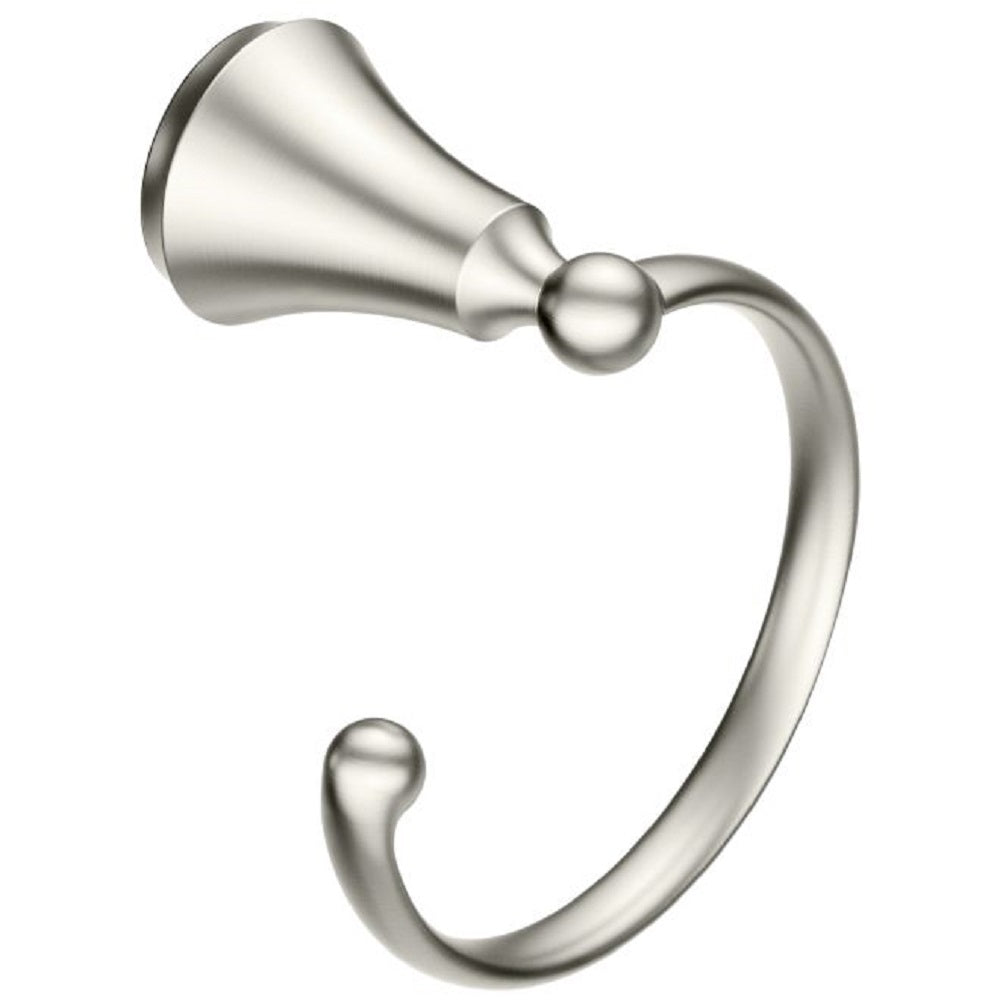 Moen YB5286BN Wynford Towel Ring, Brushed Nickel