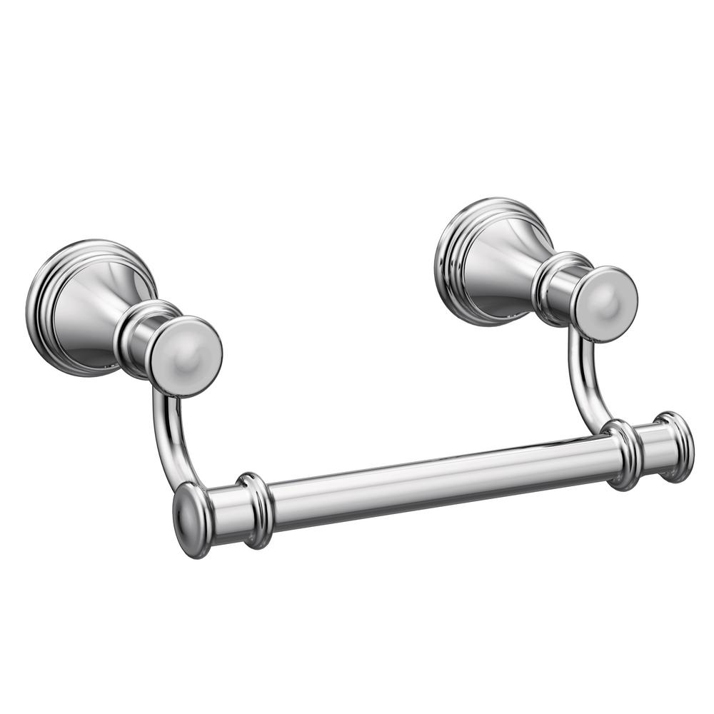Moen YB6408CH Belfield Pivoting Toilet Paper Holder, Bright Chrome