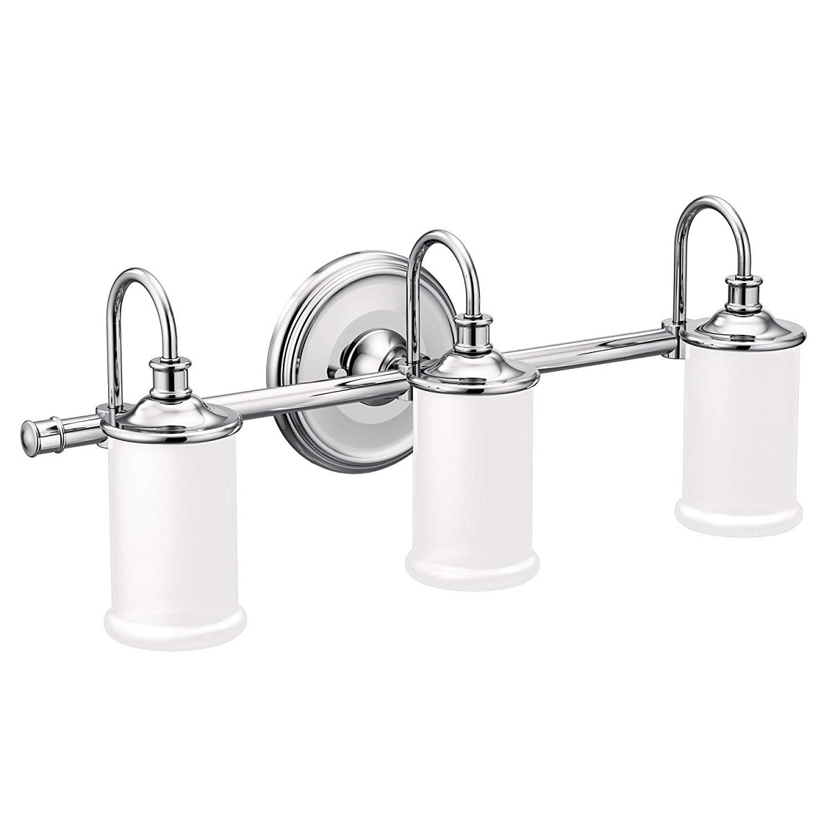 Moen YB6463CH Belfield Triple Bathroom Vanity Light, Bright Chrome