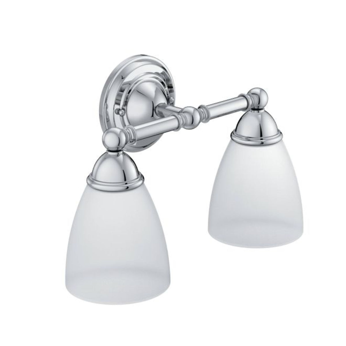 Moen YB2262CH Brantford Double Globe Bath Light, Bright Chrome